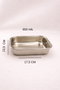 Hermia Set de 3 Recipientes para Horno de Acero Inoxidable, 650 ml